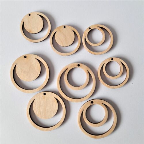 Fülbevaló alap/ medál alap kör alakú változatok 1 pár/csomag 