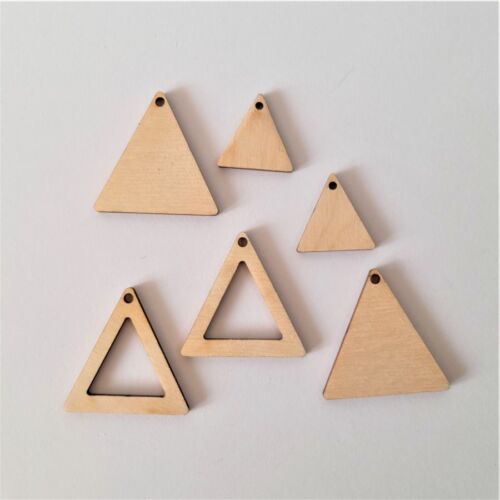 Fülbevaló alap/ medál alap háromszög alakú változatok 1 pár/csomag 