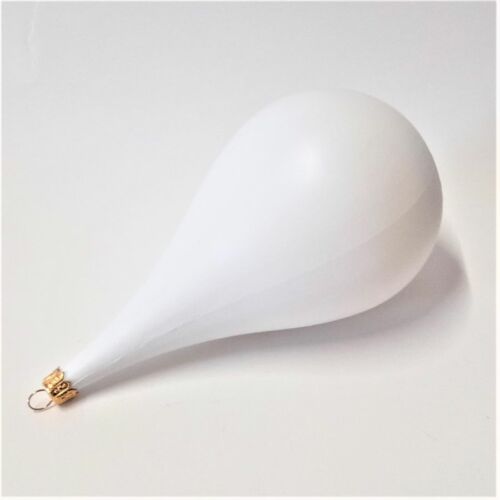 Csepp fehér műanyag 18 cm